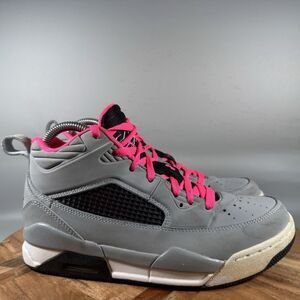 Nike Air Jordan Flight 9.5 Gray Basketball Shoes Sneakers Womens 7.5 (Youth 6)